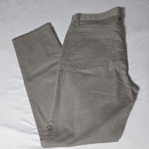 Alfani Men's Taupe Casual Trousers Size 32W 30L 98% Cotton